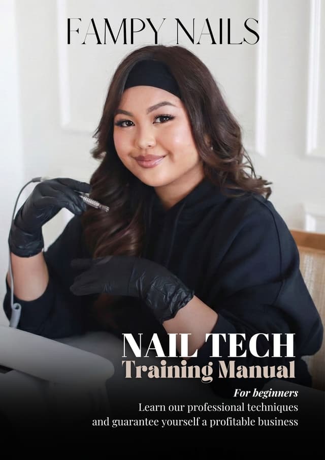 Nail Tech Training Manual Ebook Cover